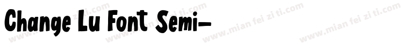Change Lu Font Semi字体转换